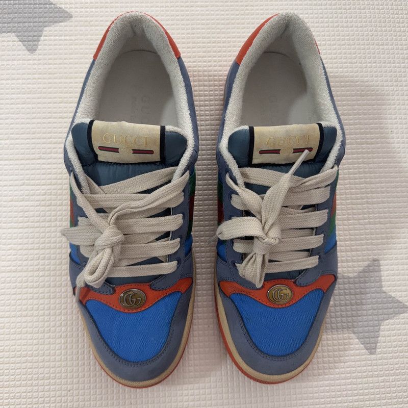 Gucci Gucci Screener Low Top Fashion Sneakers 0079 Size US 8 / EU 41 - 2 Thumbnail