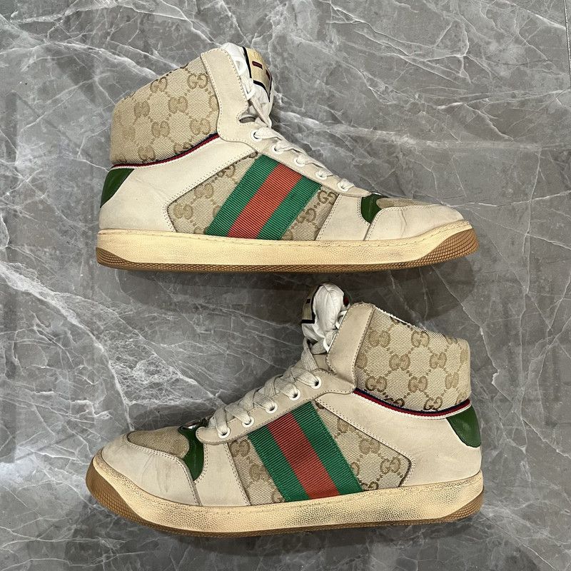 Gucci Gucci High-Top Dirty Sneakers 0079 Size US 9.5 / EU 42-43 - 8 Thumbnail