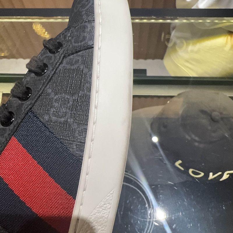 Gucci Gucci Ace High-Top Fashion Sneakers for Men 0079 Size US 8 / EU 41 - 6 Thumbnail