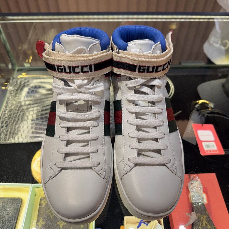 Gucci Gucci Ace Striped Fashion Sneakers for Men 0079 Size US 7.5 / EU 40-41 - 2 Thumbnail