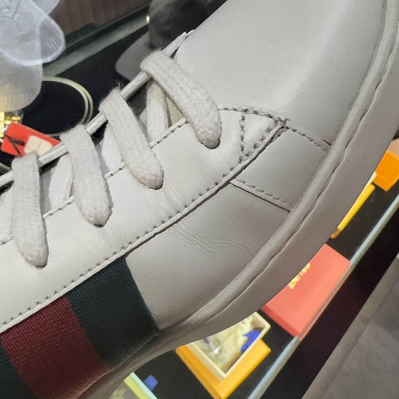 Gucci Gucci Ace Striped Fashion Sneakers for Men 0079 Size US 7.5 / EU 40-41 - 6 Thumbnail