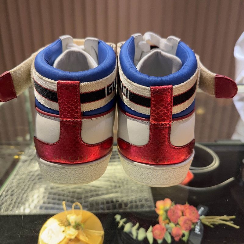 Gucci Gucci Ace Striped Fashion Sneakers for Men 0079 Size US 7.5 / EU 40-41 - 3 Thumbnail