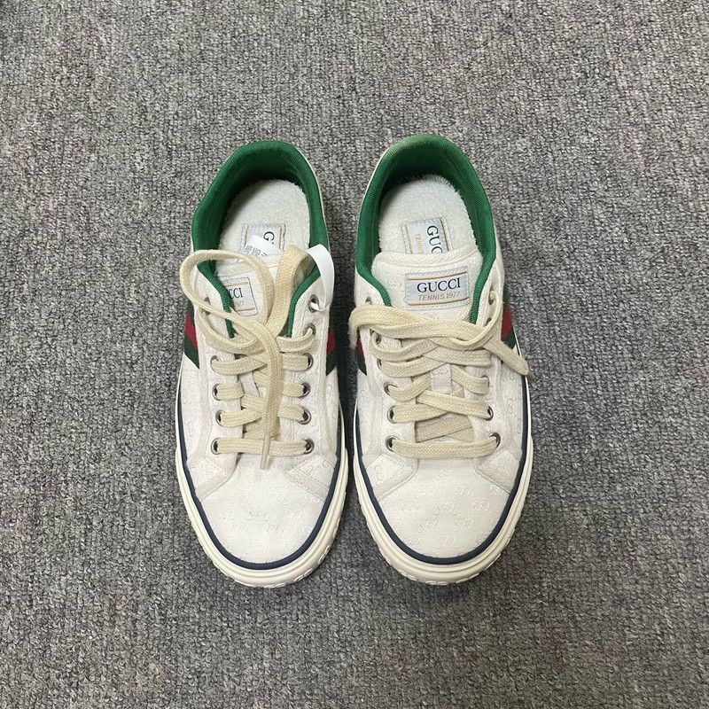 Gucci Gucci Tennis 1977 Retro Low-Top Sneakers 0079 Size US 7.5 / EU 40-41 - 2 Thumbnail