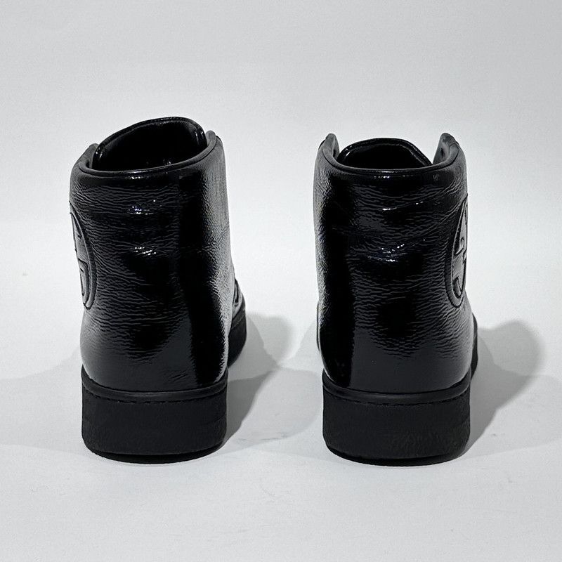 Gucci Gucci Stylish High-Top Sneakers in Black 0079 Size US 5.5 / EU 38 - 3 Thumbnail