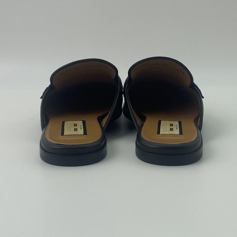 Gucci Gucci Black Interlocking Loafers with Tassels 0079 Size US 6.5 / EU 39-40 - 5 Thumbnail