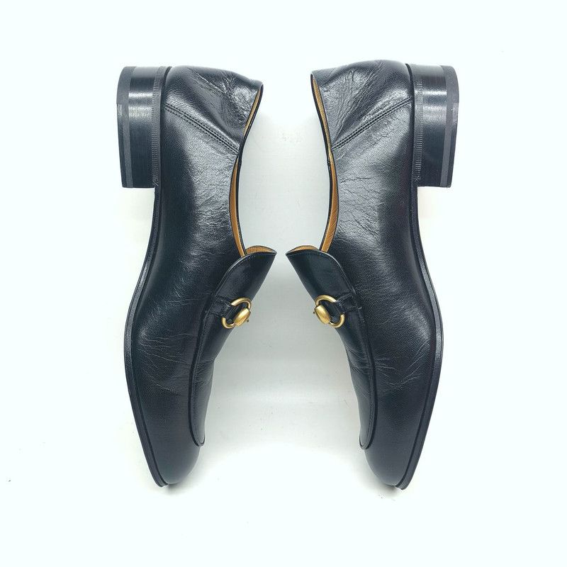 Gucci Gucci Jordaan Leather Horsebit Casual Shoes 0079 Size US 9.5 / EU 42-43 - 10 Thumbnail