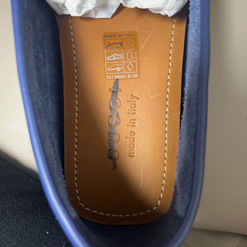 Gucci Gucci Interlocking Double G Blue Casual Shoes 0079 Size US 7.5 / EU 40-41 - 7 Thumbnail