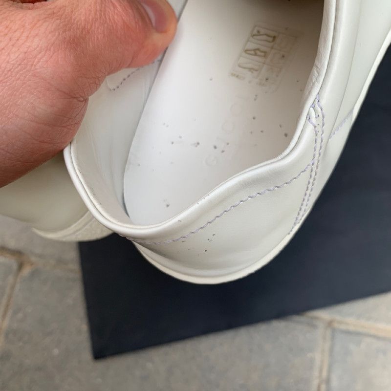 Gucci Gucci Ace Leather Bee Sneakers for Men 0079 Size US 6.5 / EU 39-40 - 9 Thumbnail