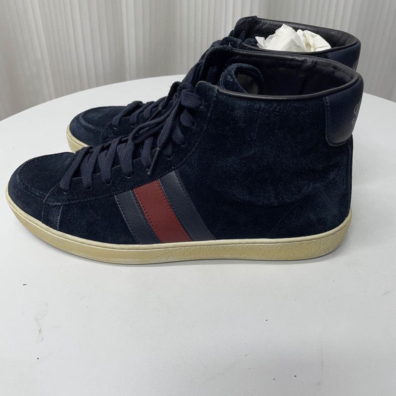 Gucci Gucci Suede High-Top Sneakers for Men 0079 Size US 7.5 / EU 40-41 - 9 Thumbnail