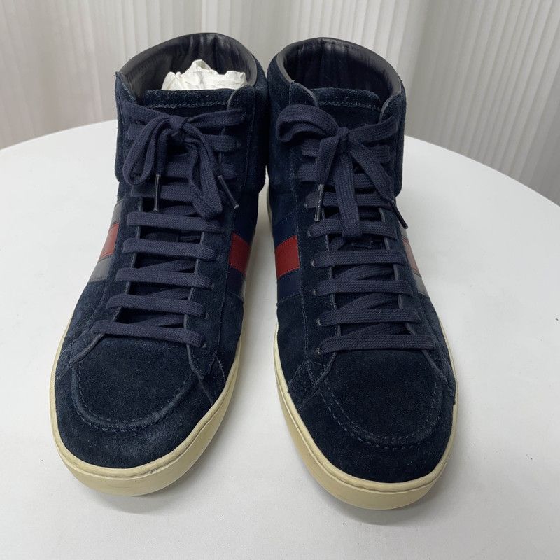 Gucci Gucci Suede High-Top Sneakers for Men 0079 Size US 7.5 / EU 40-41 - 2 Thumbnail