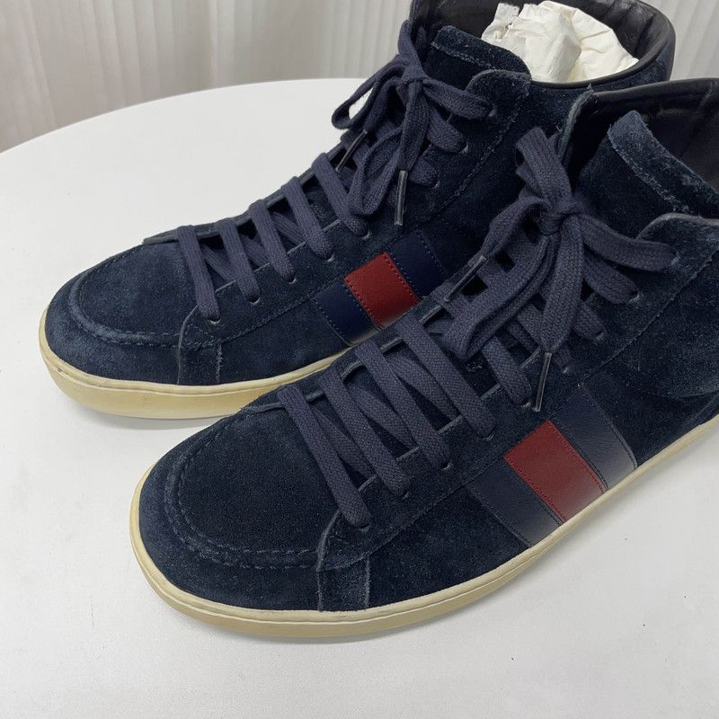 Gucci Gucci Suede High-Top Sneakers for Men 0079 Size US 7.5 / EU 40-41 - 7 Thumbnail