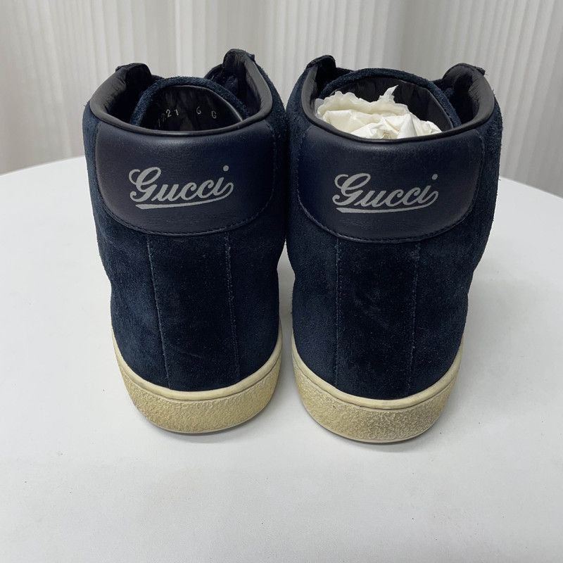 Gucci Gucci Suede High-Top Sneakers for Men 0079 Size US 7.5 / EU 40-41 - 3 Thumbnail