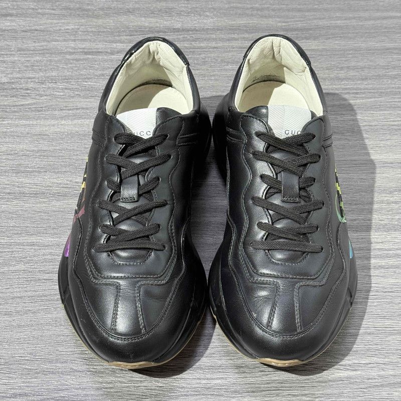 Gucci Gucci Rhyton Retro Casual Low-Top Sneakers 0079 Size US 7 / EU 40 - 2 Thumbnail