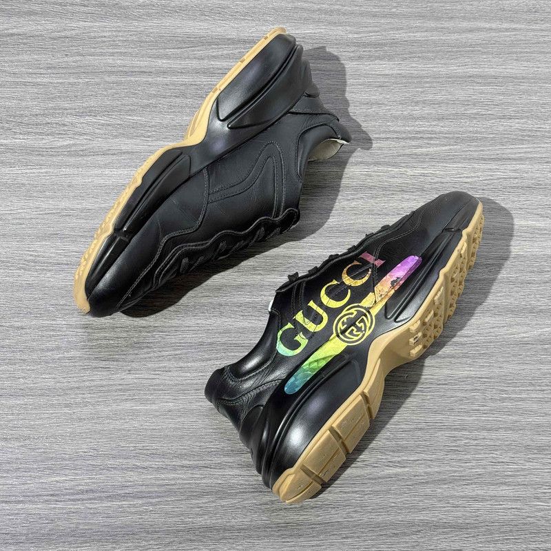 Gucci Gucci Rhyton Retro Casual Low-Top Sneakers 0079 Size US 7 / EU 40 - 6 Thumbnail