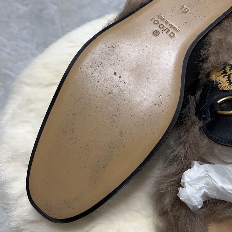 Gucci Gucci Stylish Casual Black Slipper with Embroidery 0079 Size US 9 / EU 42 - 8 Thumbnail