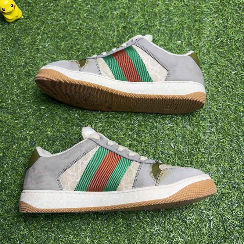 Gucci Gucci Screener Low-Top Sneakers in Gray 0079 Size US 6.5 / EU 39-40 - 9 Thumbnail