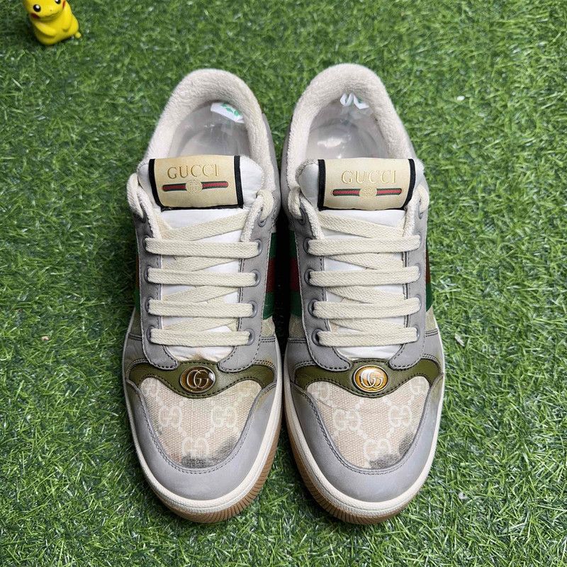 Gucci Gucci Screener Low-Top Sneakers in Gray 0079 Size US 6.5 / EU 39-40 - 2 Thumbnail