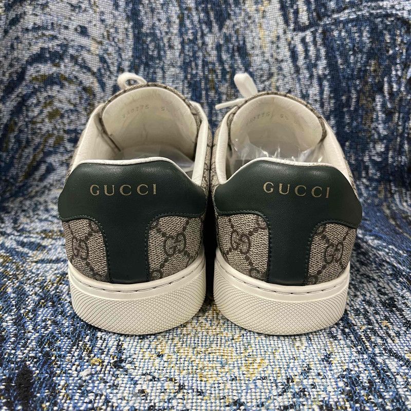 Gucci Gucci Ace Leather Low-Top Sneakers 0079 Size US 8.5 / EU 41-42 - 3 Thumbnail