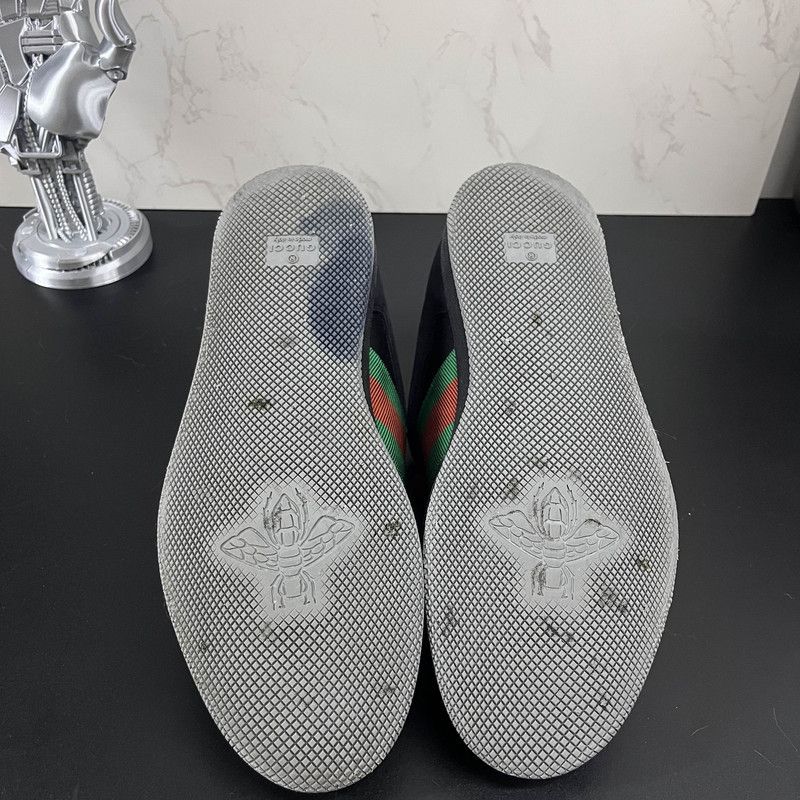Gucci Gucci Screener GG Enamel Suede Low-top Sneakers 0079 Size US 7 / EU 40 - 4 Thumbnail