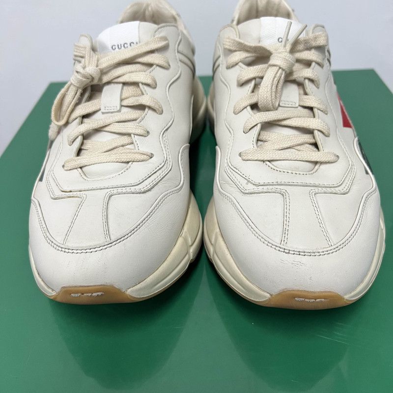 Gucci Gucci Rhyton Leather Low-Top Dad Sneakers 0079 Size US 9.5 / EU 42-43 - 10 Thumbnail