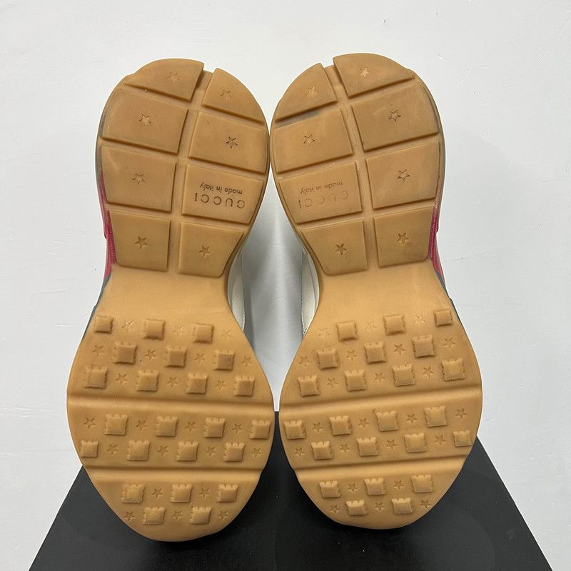 Gucci Gucci Rhyton Leather Low-Top Dad Sneakers 0079 Size US 9.5 / EU 42-43 - 4 Thumbnail
