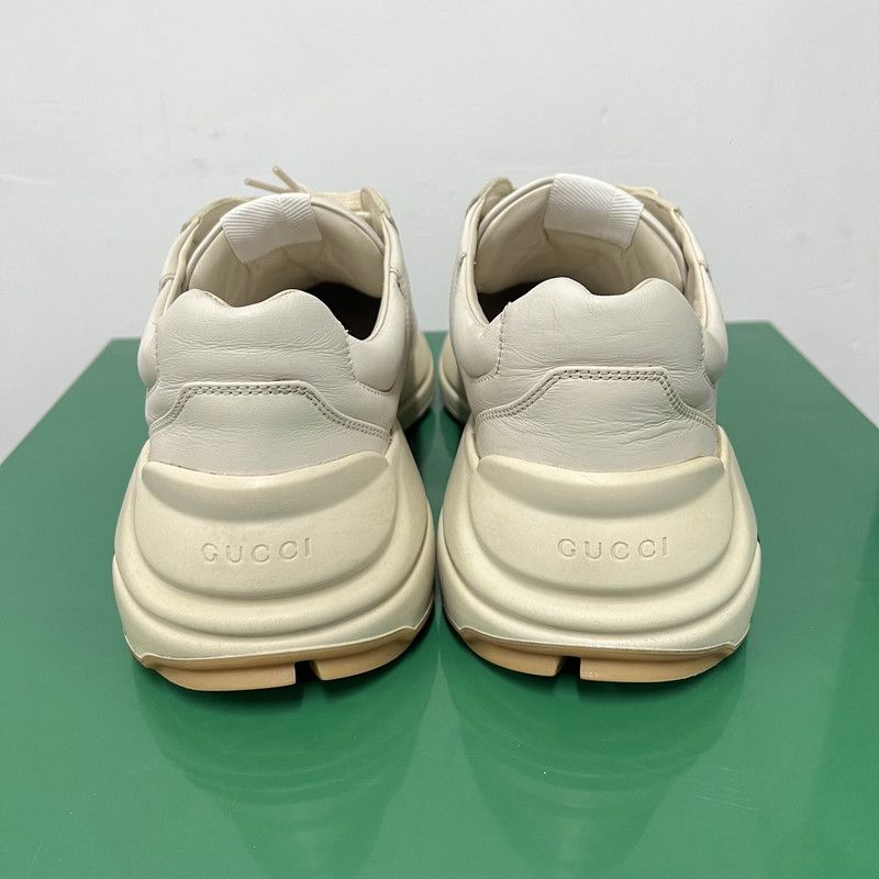 Gucci Gucci Rhyton Leather Low-Top Dad Sneakers 0079 Size US 9.5 / EU 42-43 - 3 Thumbnail