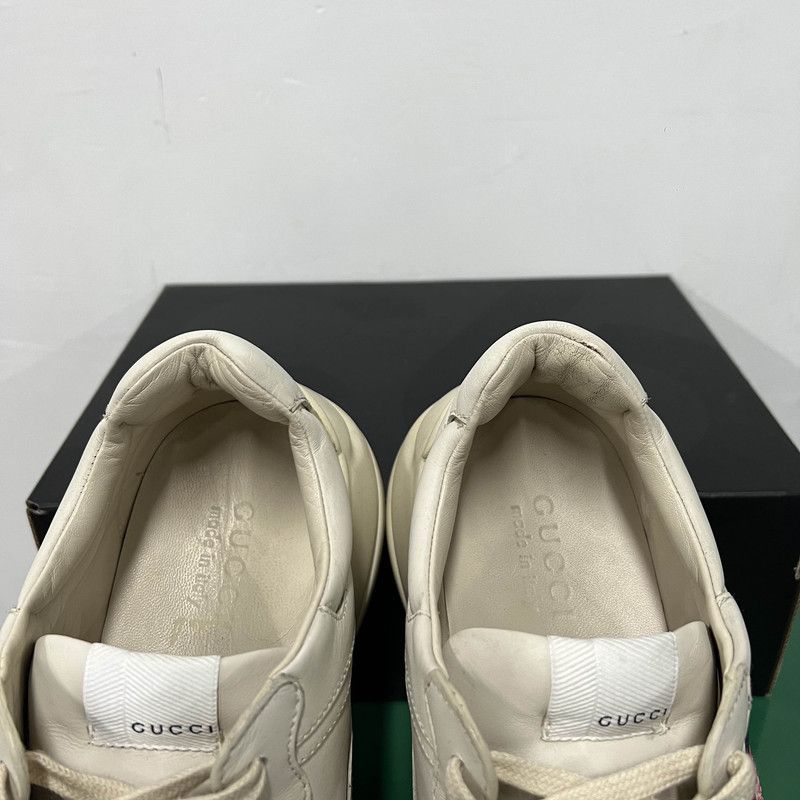 Gucci Gucci Rhyton Leather Low-Top Dad Sneakers 0079 Size US 9.5 / EU 42-43 - 9 Thumbnail