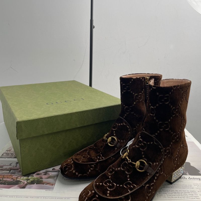 Gucci Gucci High-Top Velvet Casual Shoes for All 0079 Size US 8.5 / EU 41-42 - 6 Thumbnail