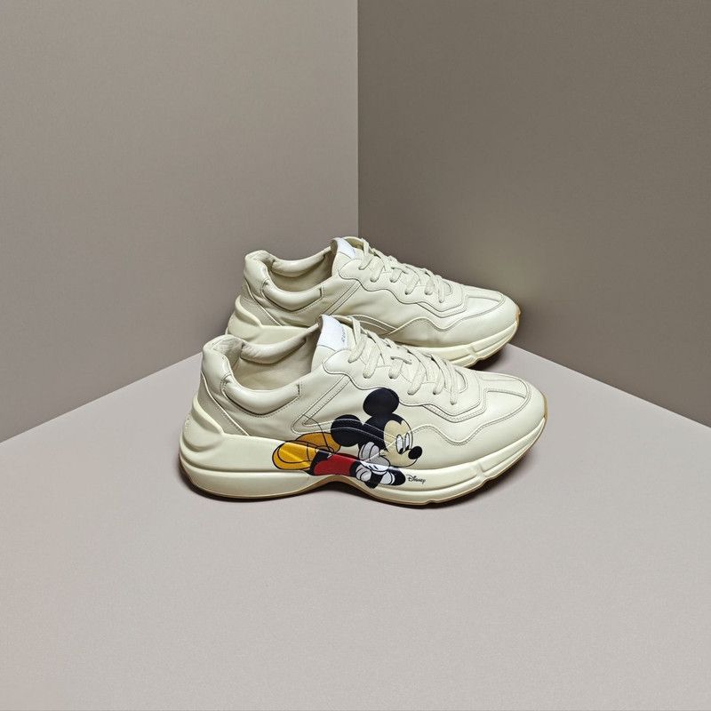 Gucci Gucci Disney Rhyton Vintage Low-Top Sneakers 0079 Size US 10.5 / EU 43-44 - 6 Thumbnail