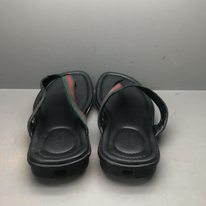 Gucci Gucci Black Casual Flip-Flops for Men 0079 Size US 9.5 / EU 42-43 - 3 Thumbnail