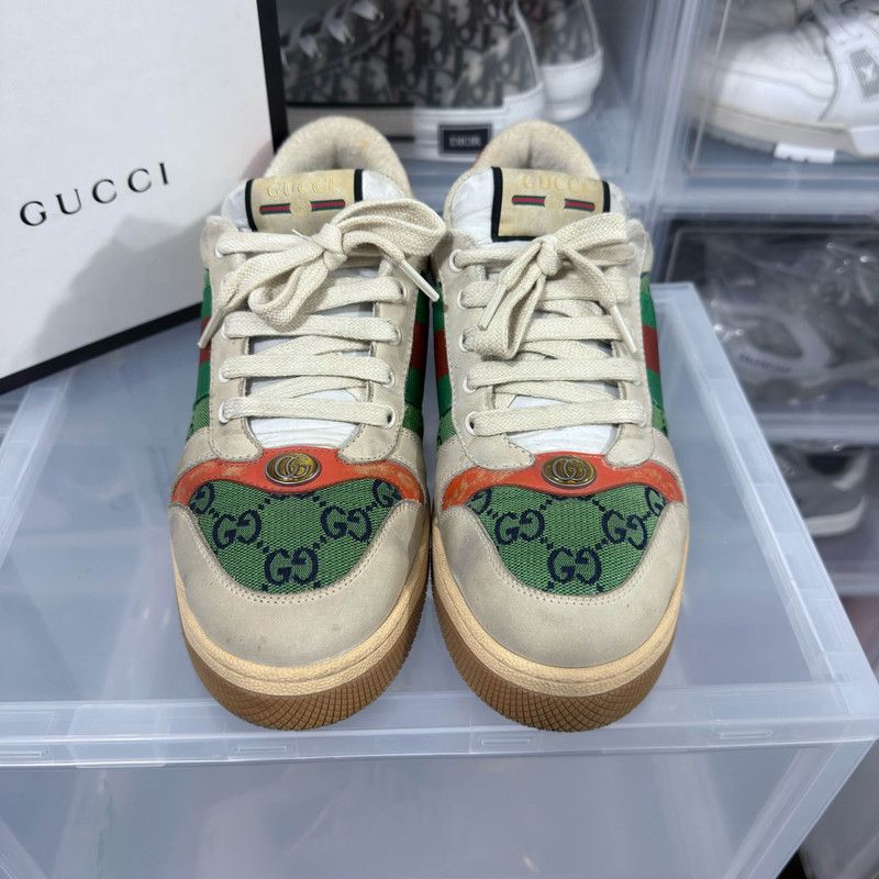Gucci Gucci Screener Vintage Low-Top Sneakers for Men 0079 Size US 9 / EU 42 - 2 Thumbnail