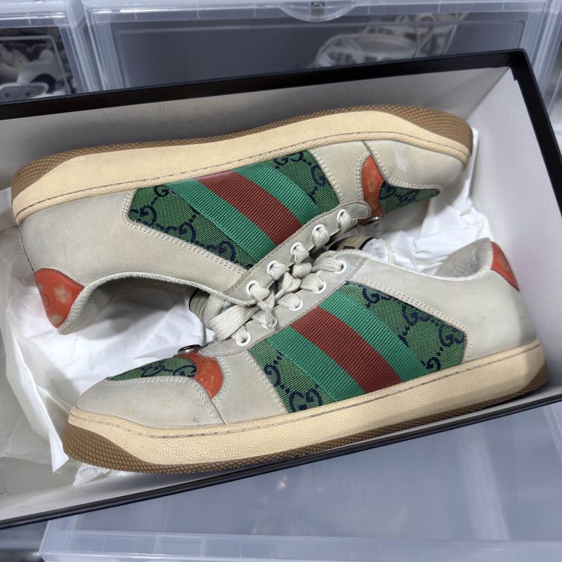 Gucci Gucci Screener Vintage Low-Top Sneakers for Men 0079 Size US 9 / EU 42 - 8 Thumbnail