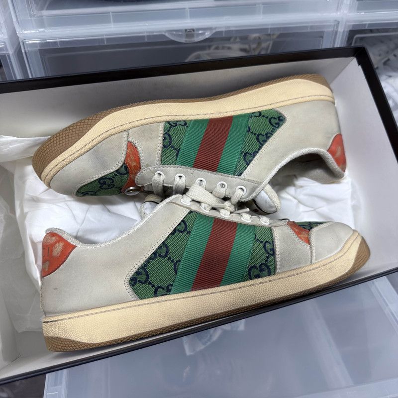 Gucci Gucci Screener Vintage Low-Top Sneakers for Men 0079 Size US 9 / EU 42 - 9 Thumbnail