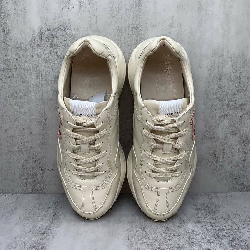 Gucci Gucci Rhyton Classic Low-Top Dad Sneakers 0079 Size US 8.5 / EU 41-42 - 6 Thumbnail