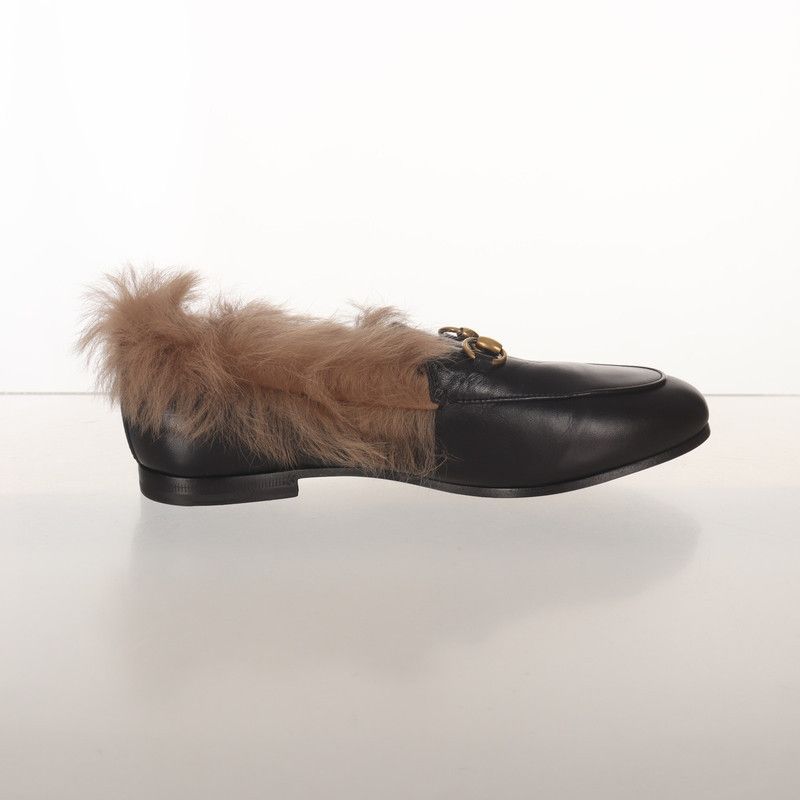 Gucci Gucci Black Fur-Lined Loafers 0079 Size US 6.5 / EU 39-40 - 5 Thumbnail