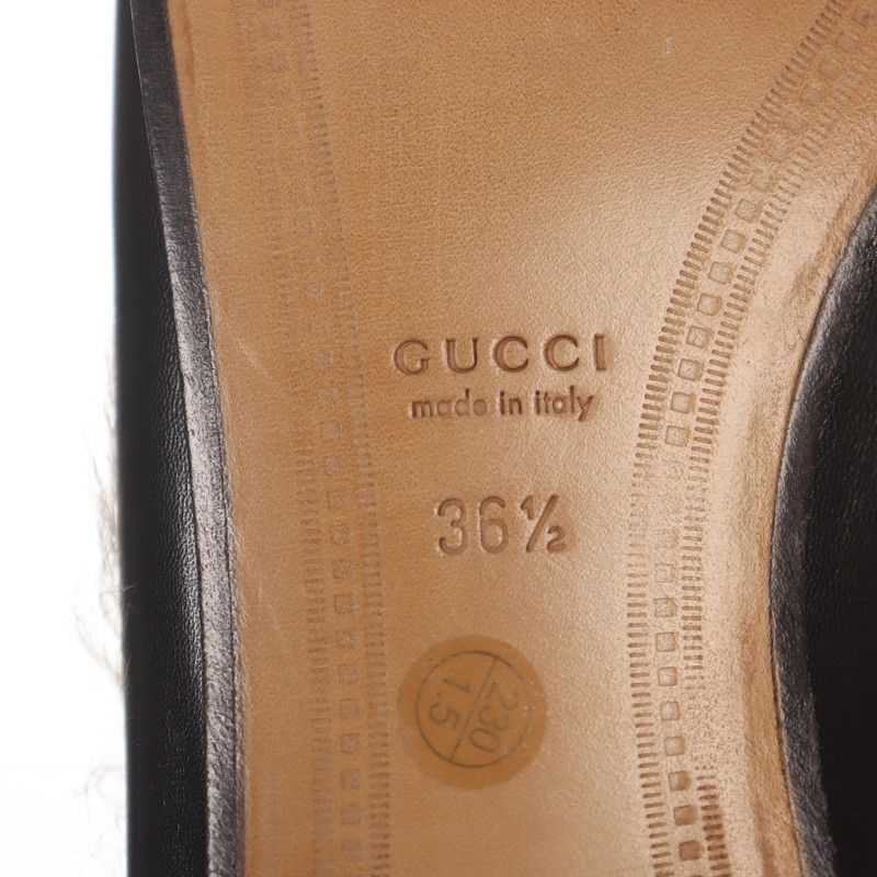 Gucci Gucci Black Fur-Lined Loafers 0079 Size US 6.5 / EU 39-40 - 7 Thumbnail