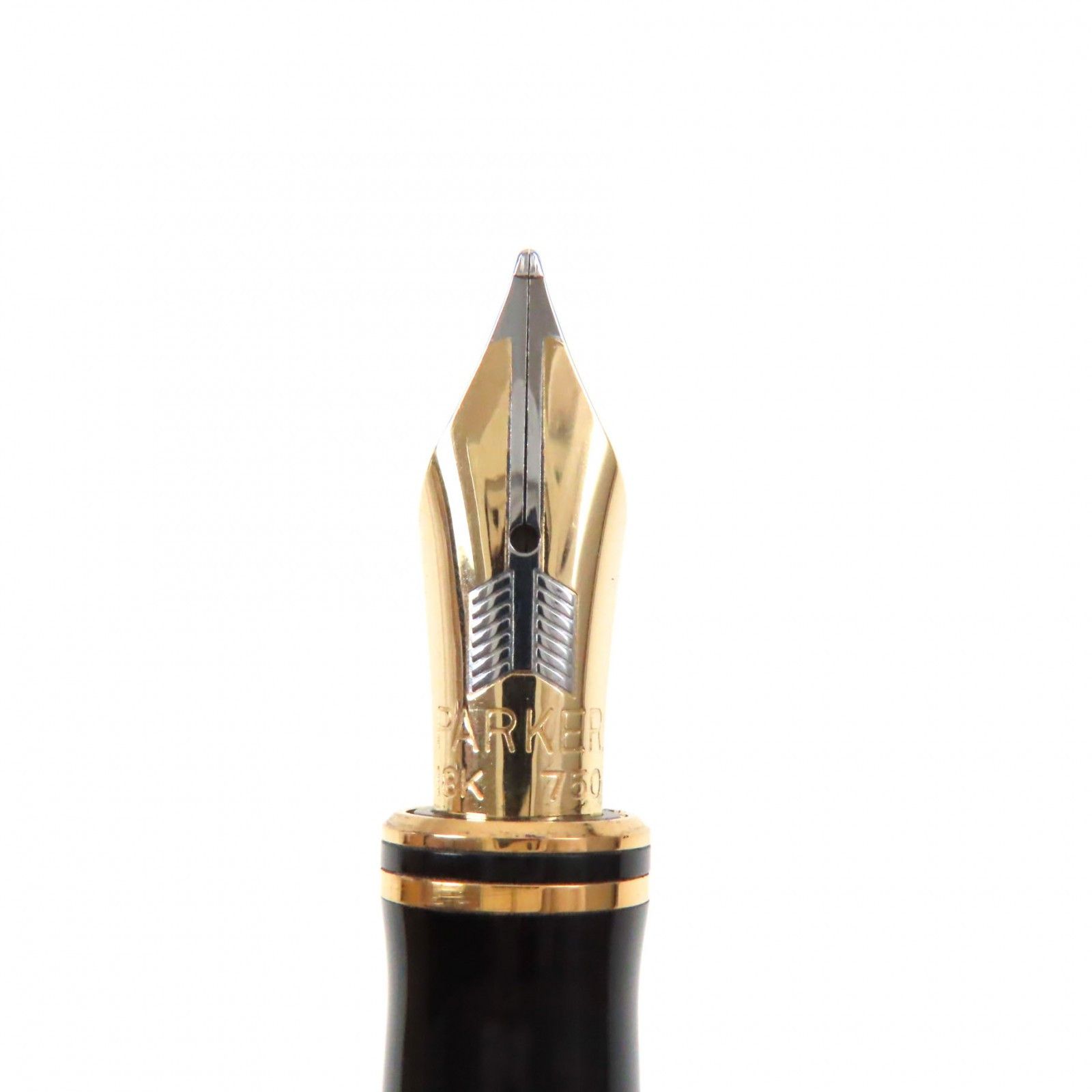 Other Other Parker Duofold Au750 Fountain Pen Metal Pen DUTY FREE for USA Size ONE SIZE - 5 Thumbnail