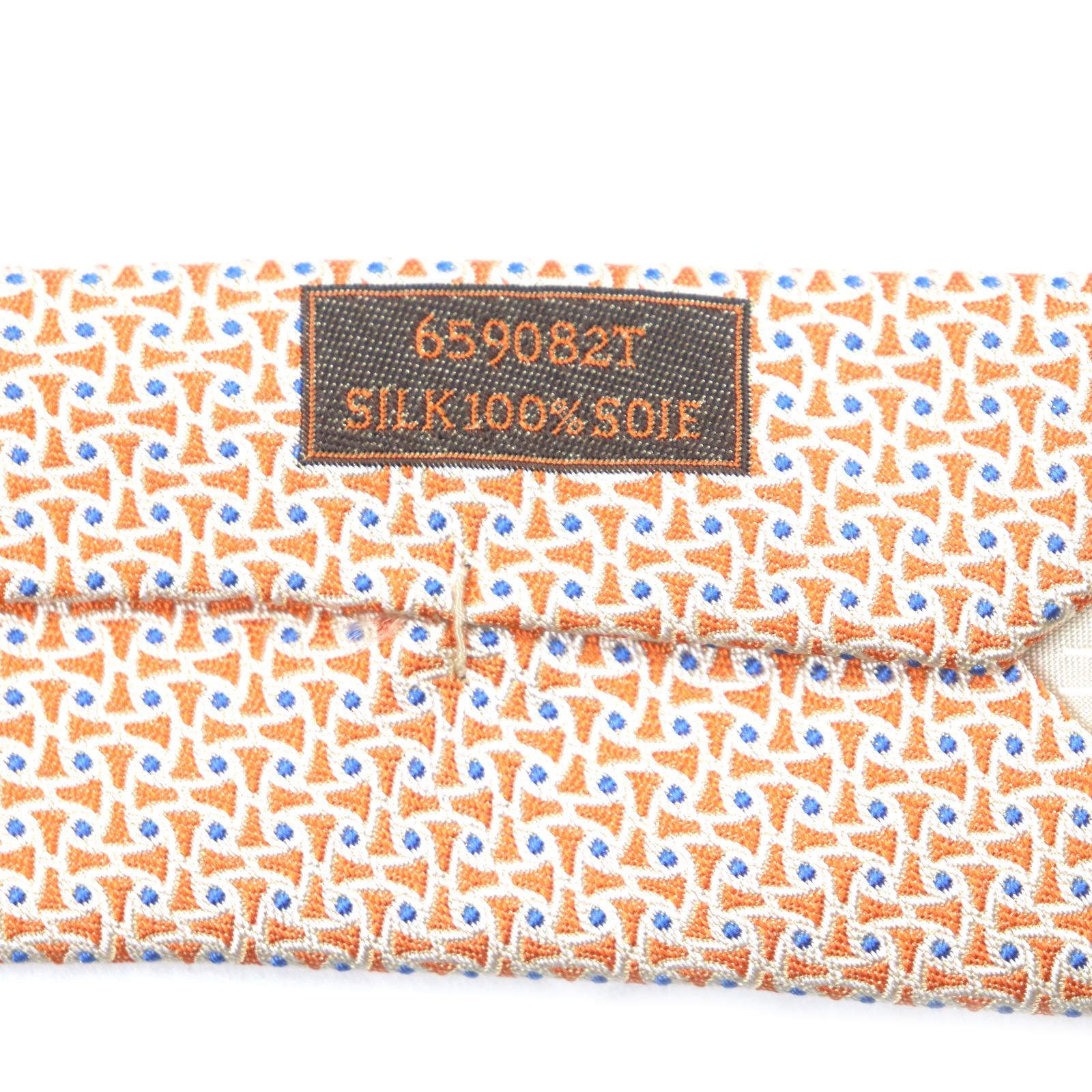 Hermes Hermes Hermes Silk Tie Cotton Necktie DUTY FREE for USA Size ONE SIZE - 8 Thumbnail