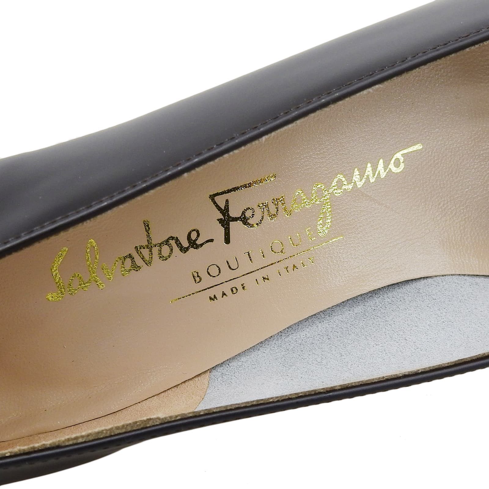 Salvatore Ferragamo Salvatore Ferragamo Salvatore Ferragamo Vala Leather Pumps Leather Shoes Size ONE SIZE - 8 Thumbnail