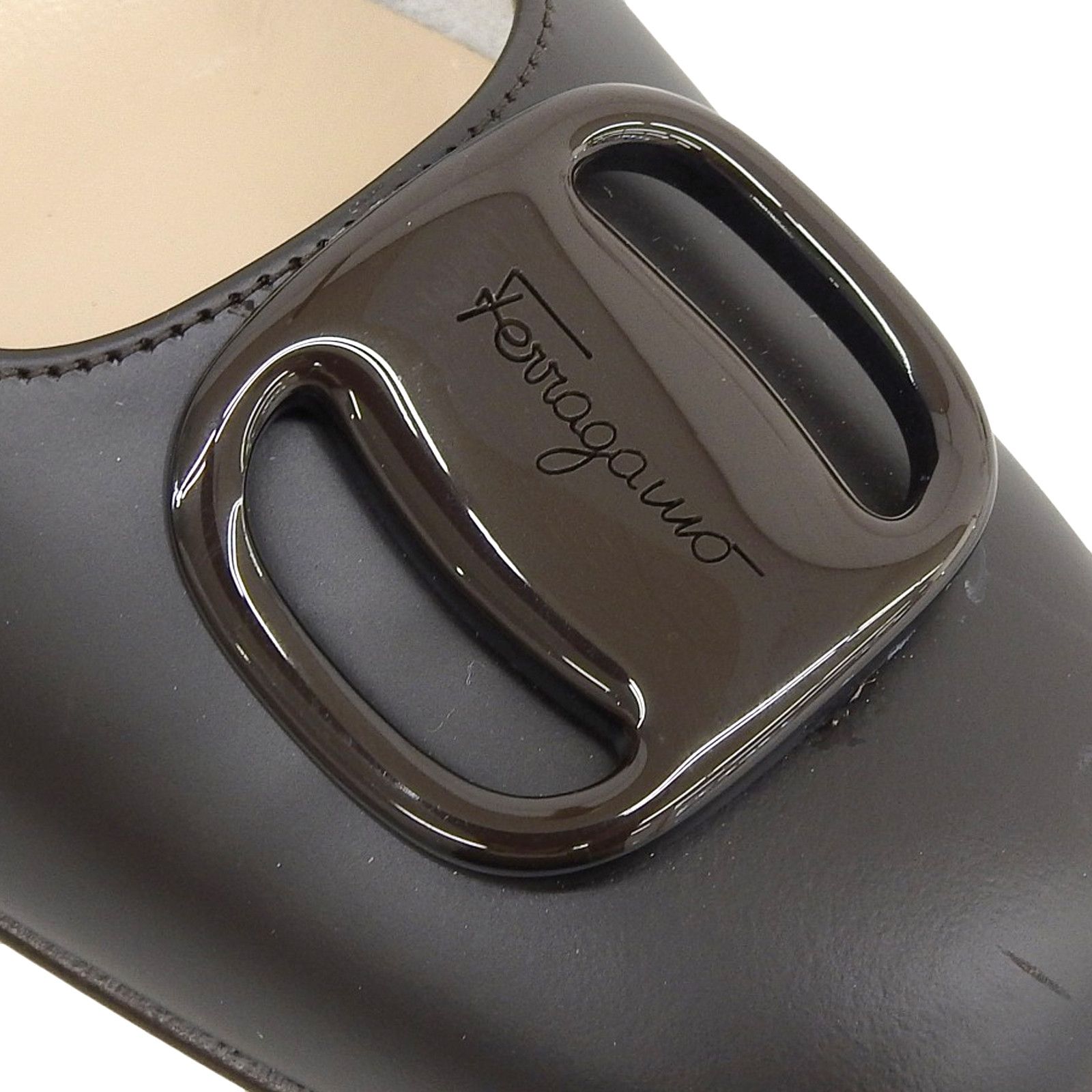 Salvatore Ferragamo Salvatore Ferragamo Salvatore Ferragamo Vala Leather Pumps Leather Shoes Size ONE SIZE - 7 Thumbnail