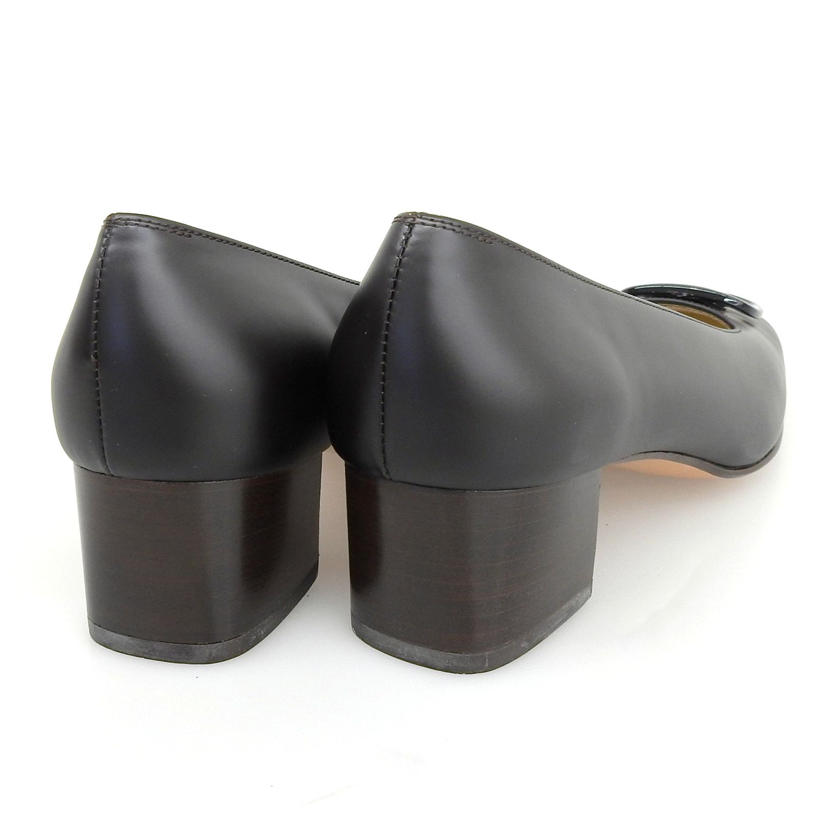 Salvatore Ferragamo Salvatore Ferragamo Salvatore Ferragamo Vala Leather Pumps Leather Shoes Size ONE SIZE - 5 Thumbnail