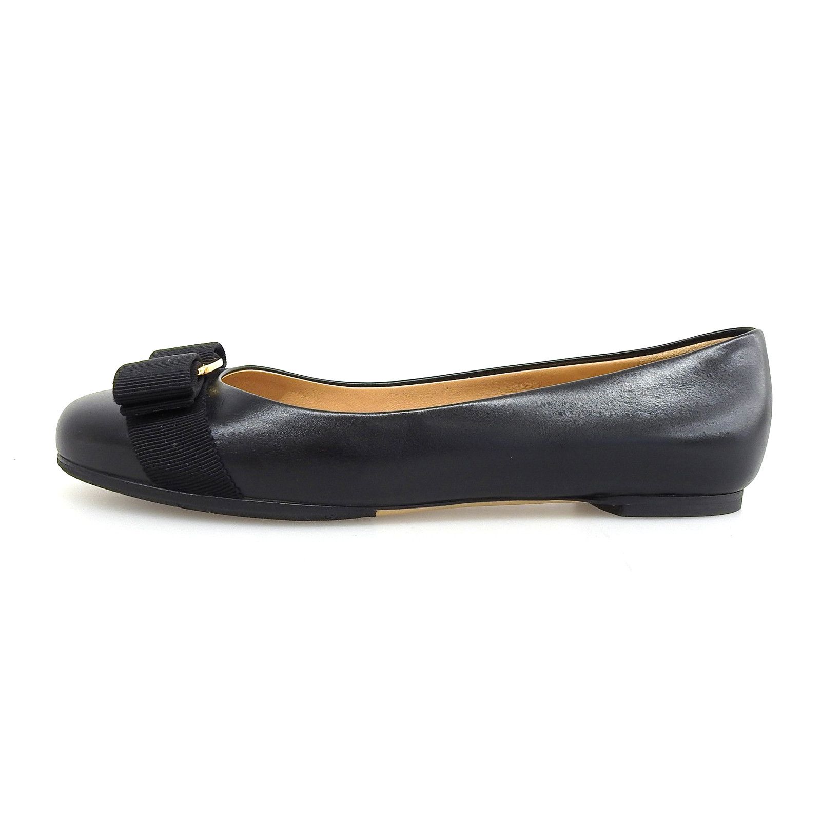 Salvatore Ferragamo Salvatore Ferragamo Salvatore Ferragamo VARINA Leather Pumps Leather Shoes DUTY FREE for USA Size ONE SIZE - 3 Thumbnail