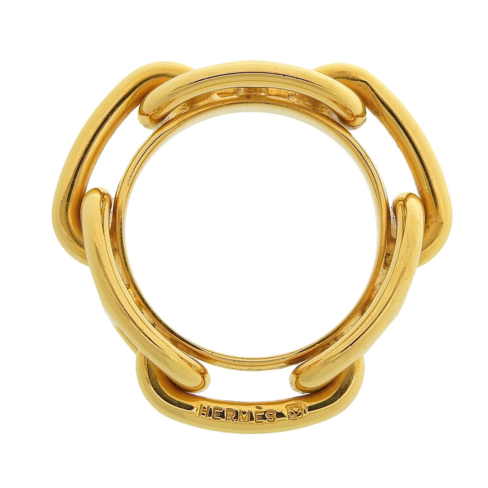 Hermes Hermes Hermes Rugate Chne Scarf Ring Metal Other DUTY FREE for USA Size ONE SIZE - 3 Thumbnail