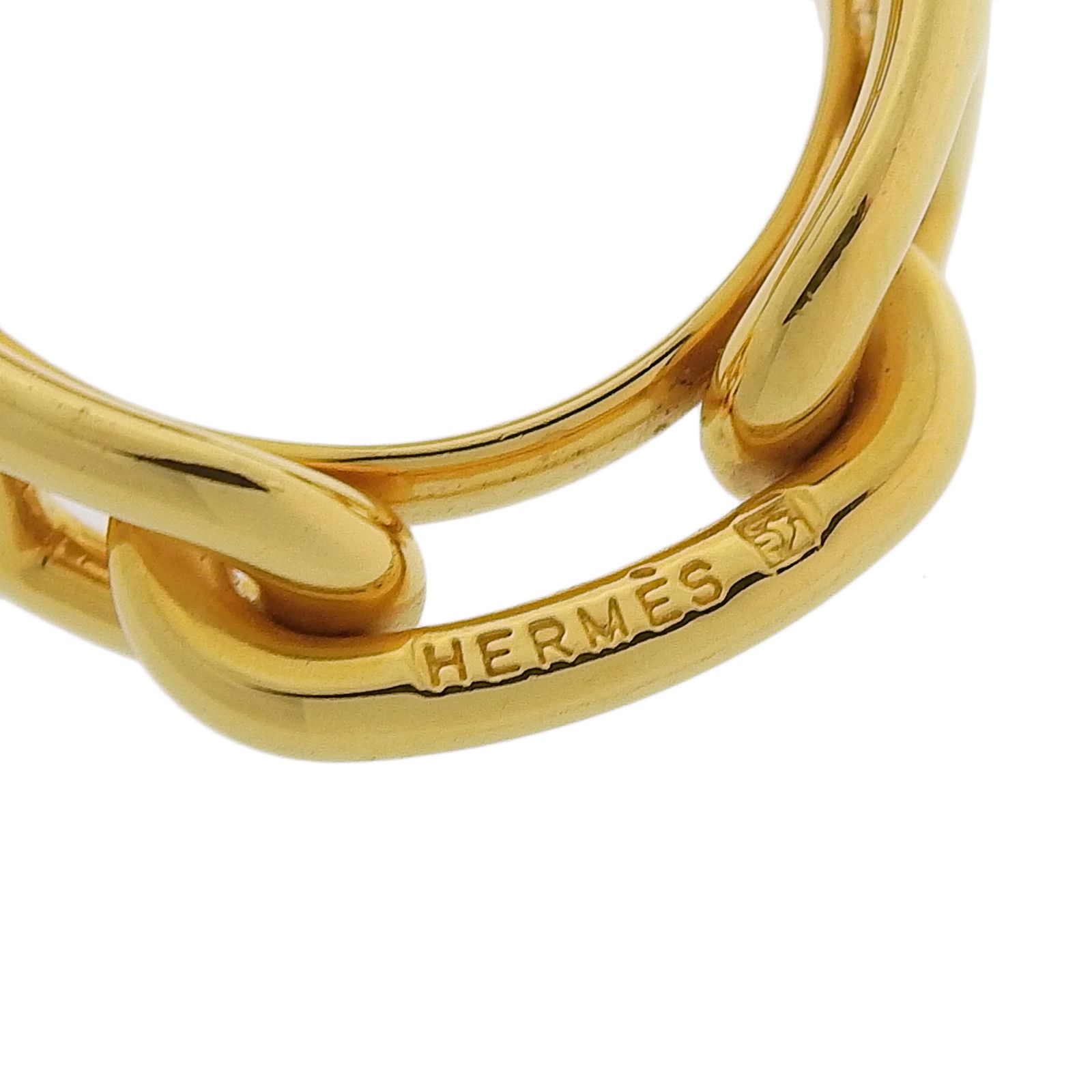 Hermes Hermes Hermes Rugate Chne Scarf Ring Metal Other DUTY FREE for USA Size ONE SIZE - 5 Thumbnail