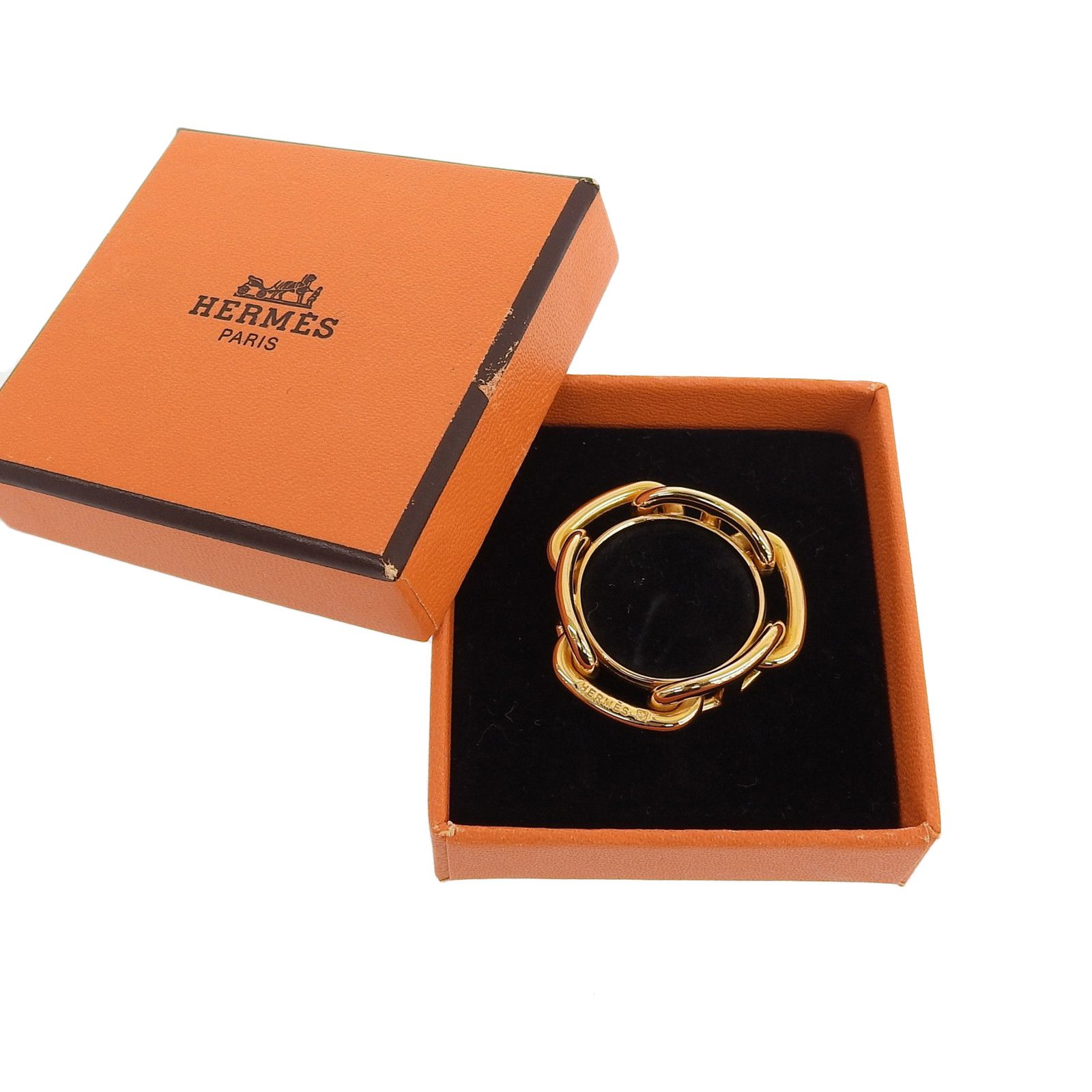 Hermes Hermes Hermes Rugate Chne Scarf Ring Metal Other DUTY FREE for USA Size ONE SIZE - 2 Thumbnail