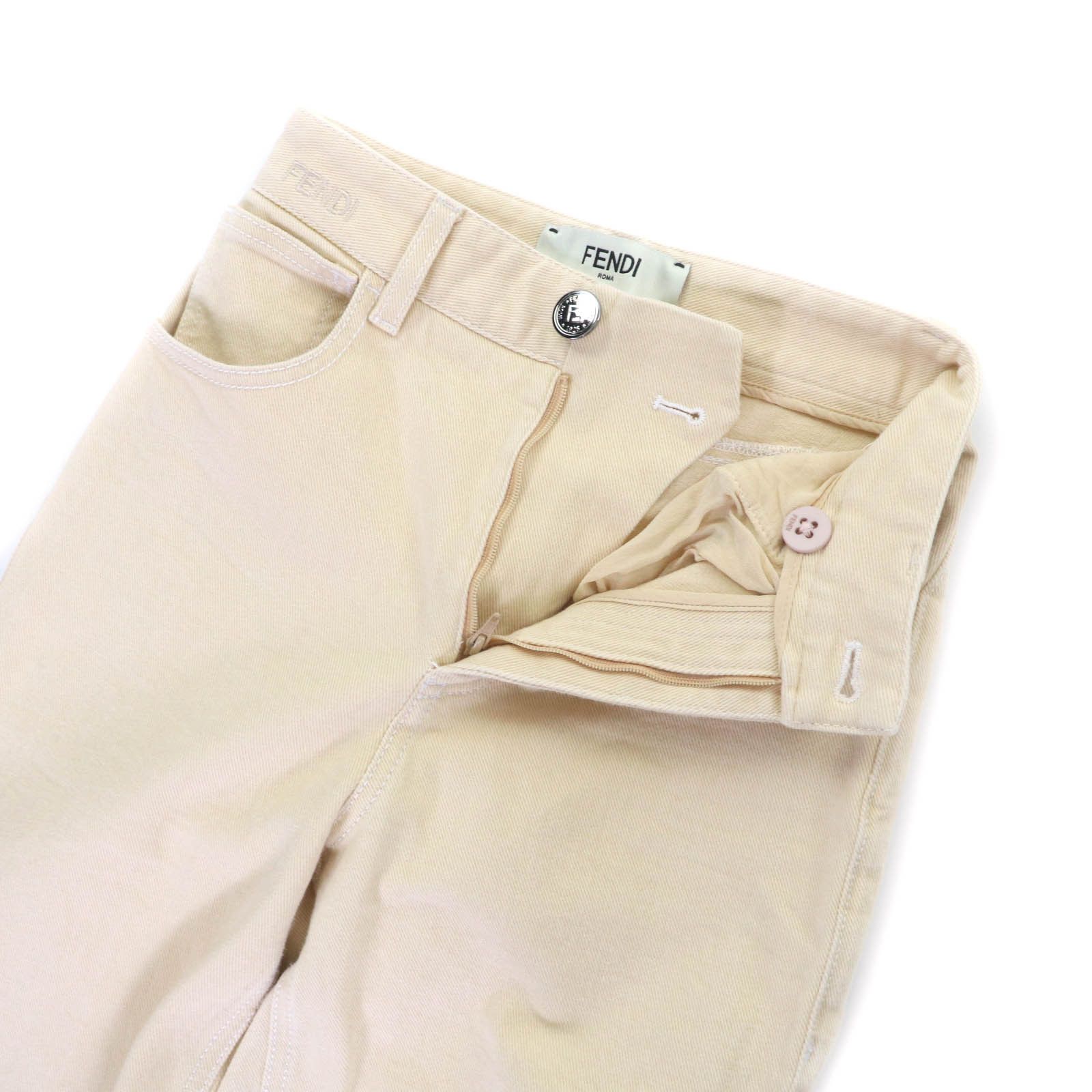 Fendi Fendi Fendi Cotton Denim Pants Cotton Pants FR6169 Size ONE SIZE - 3 Thumbnail