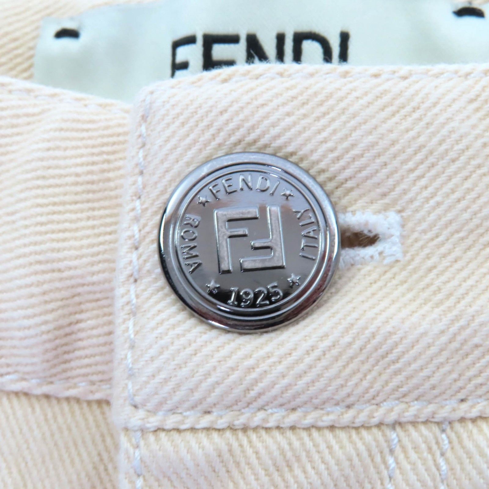 Fendi Fendi Fendi Cotton Denim Pants Cotton Pants FR6169 Size ONE SIZE - 6 Thumbnail