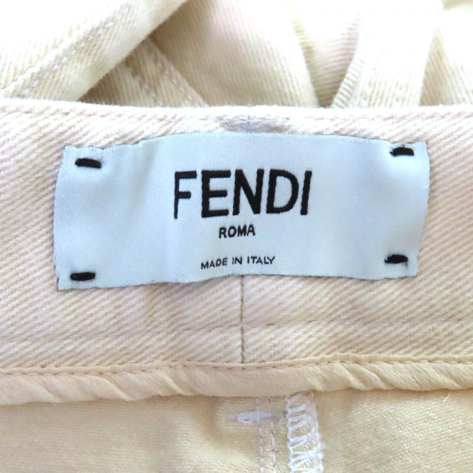 Fendi Fendi Fendi Cotton Denim Pants Cotton Pants FR6169 Size ONE SIZE - 8 Thumbnail