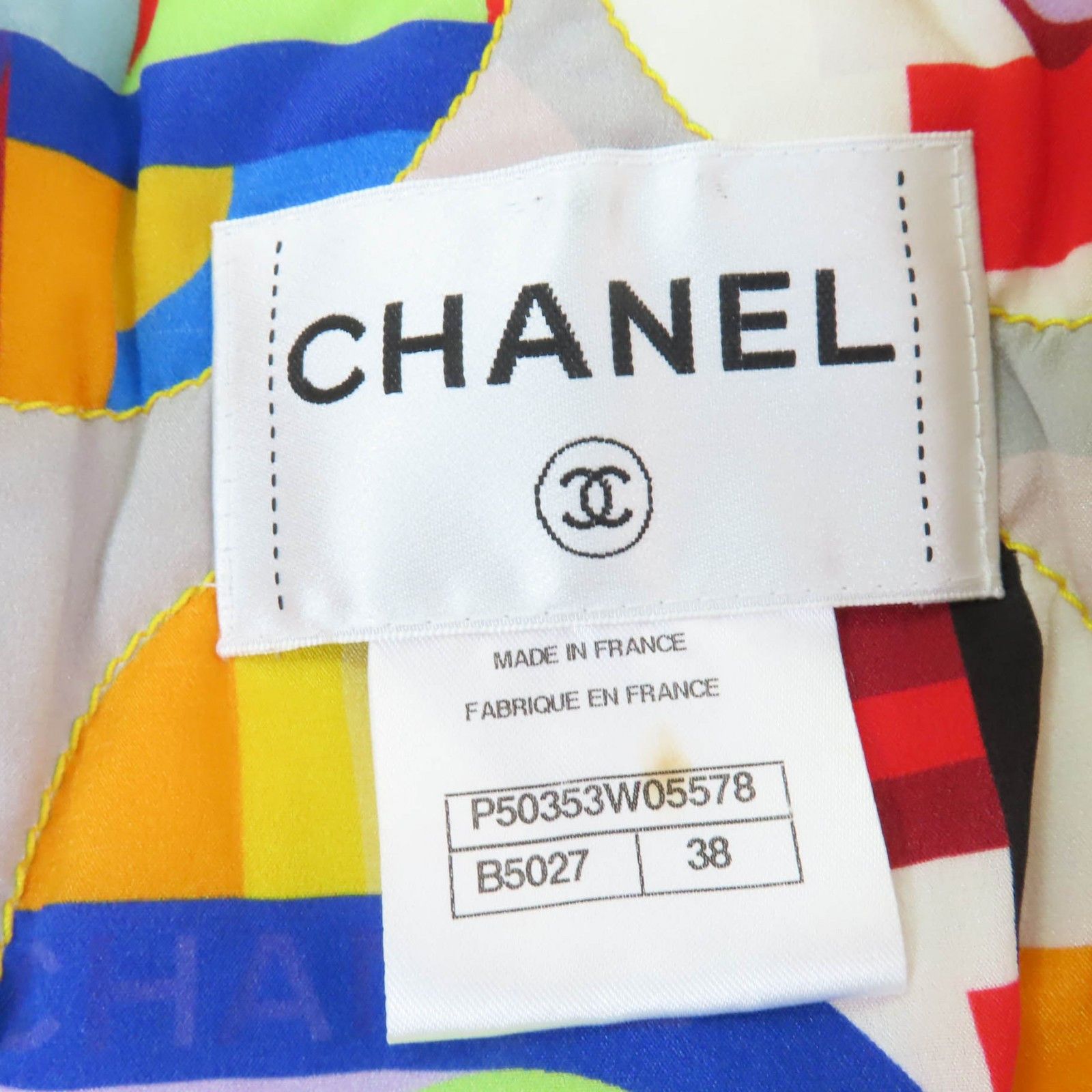 Chanel Chanel Chanel Tweed Wool Coat Leather Outerwear P50353W05578 Size ONE SIZE - 9 Thumbnail