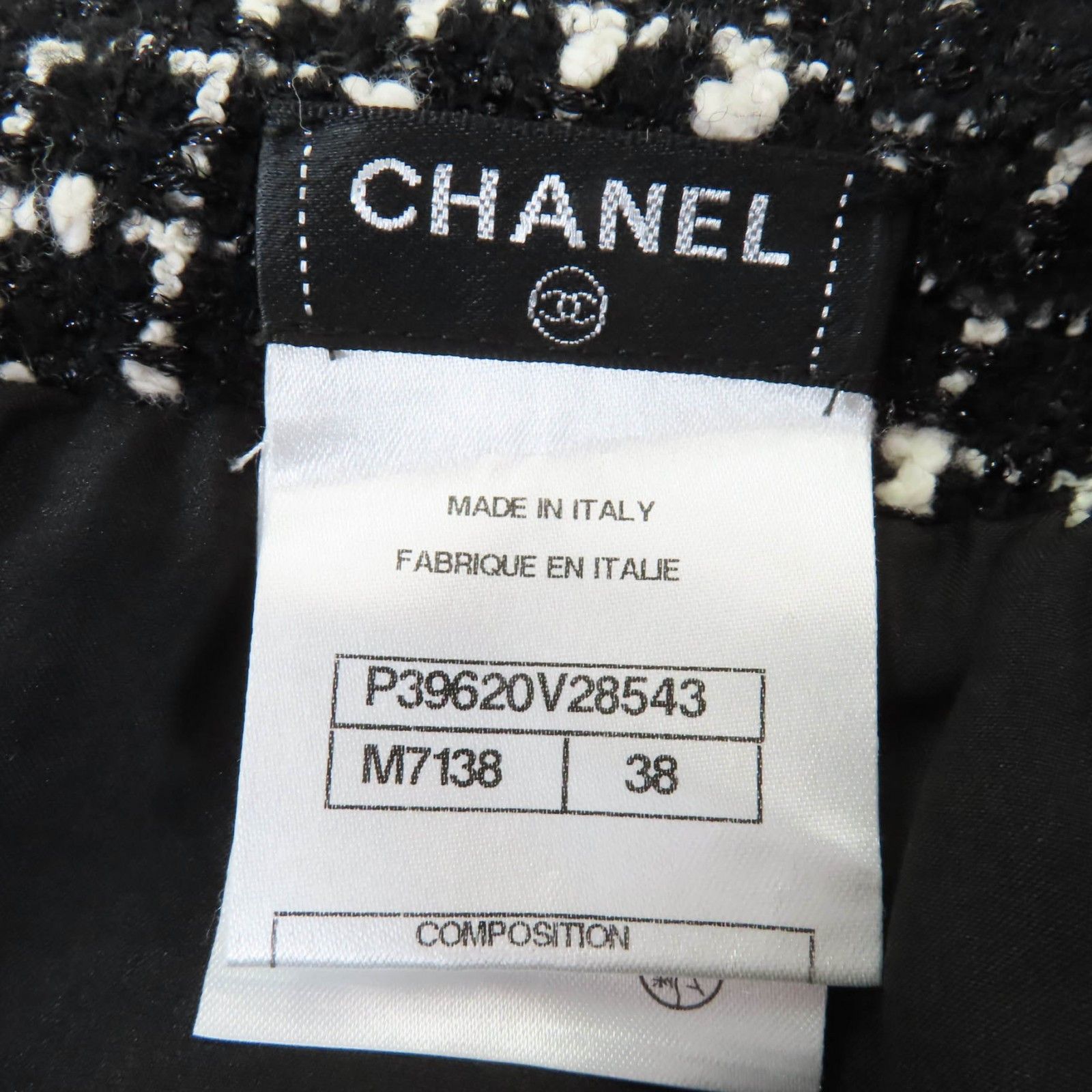 Chanel Chanel Chanel Tweed Wool Skirt Others Skirts P39620V28543 Size ONE SIZE - 7 Thumbnail